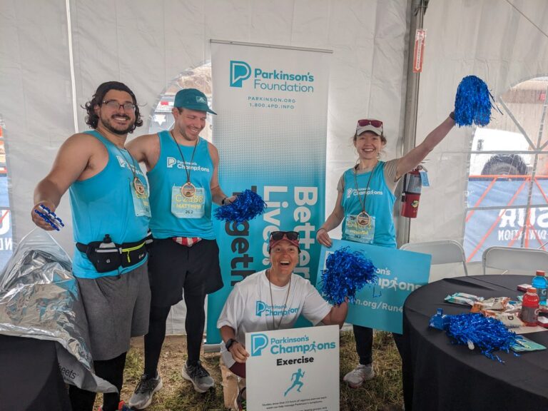 Parkinson’s Champions Run 4 PD from the Parkinson’s Foundation