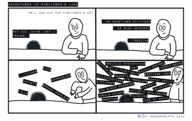 Matt Verguson from the Web Comic Adventures in Parkinson’s Land