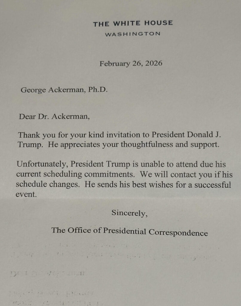 We reached the White House