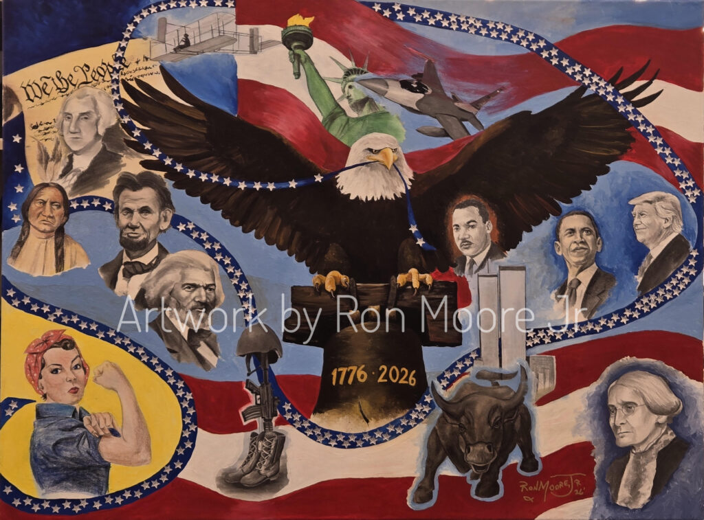 Artist Ron Moore Jr, Artist and PLWP is offer his new artwork