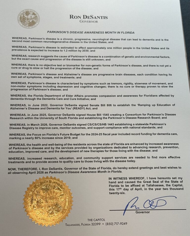 Proclamation from Florida Governor Ron DeSantis