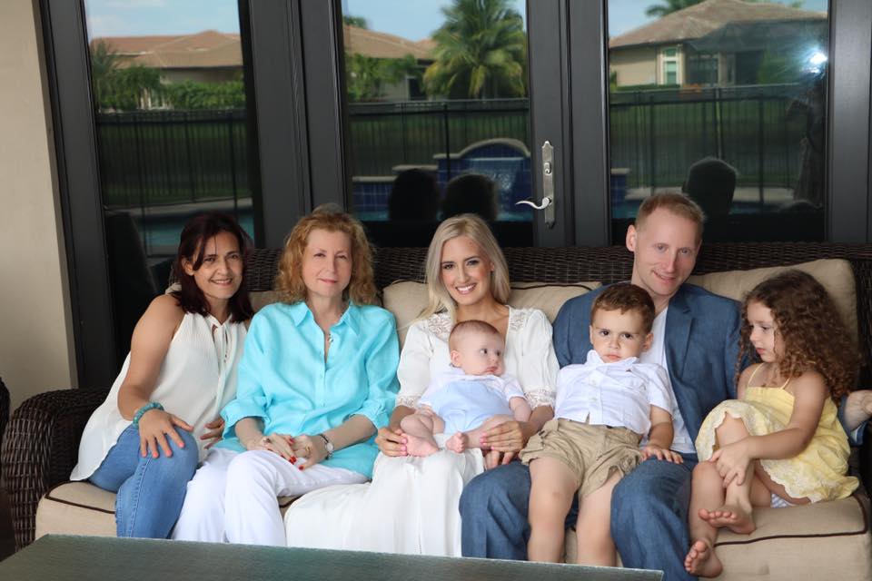The family with Sharon