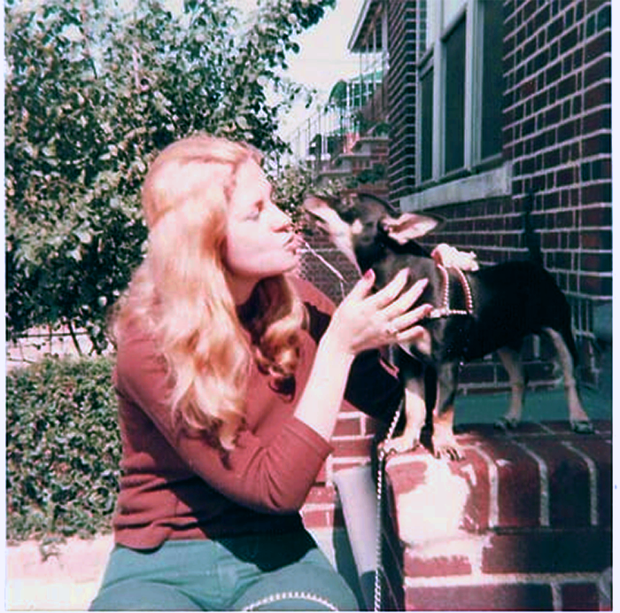 Sharon and her dog