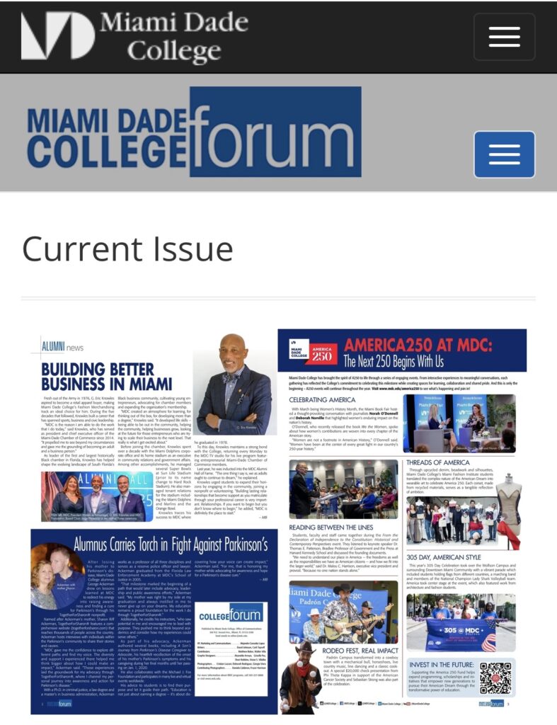 Thank you to Miami Dade College