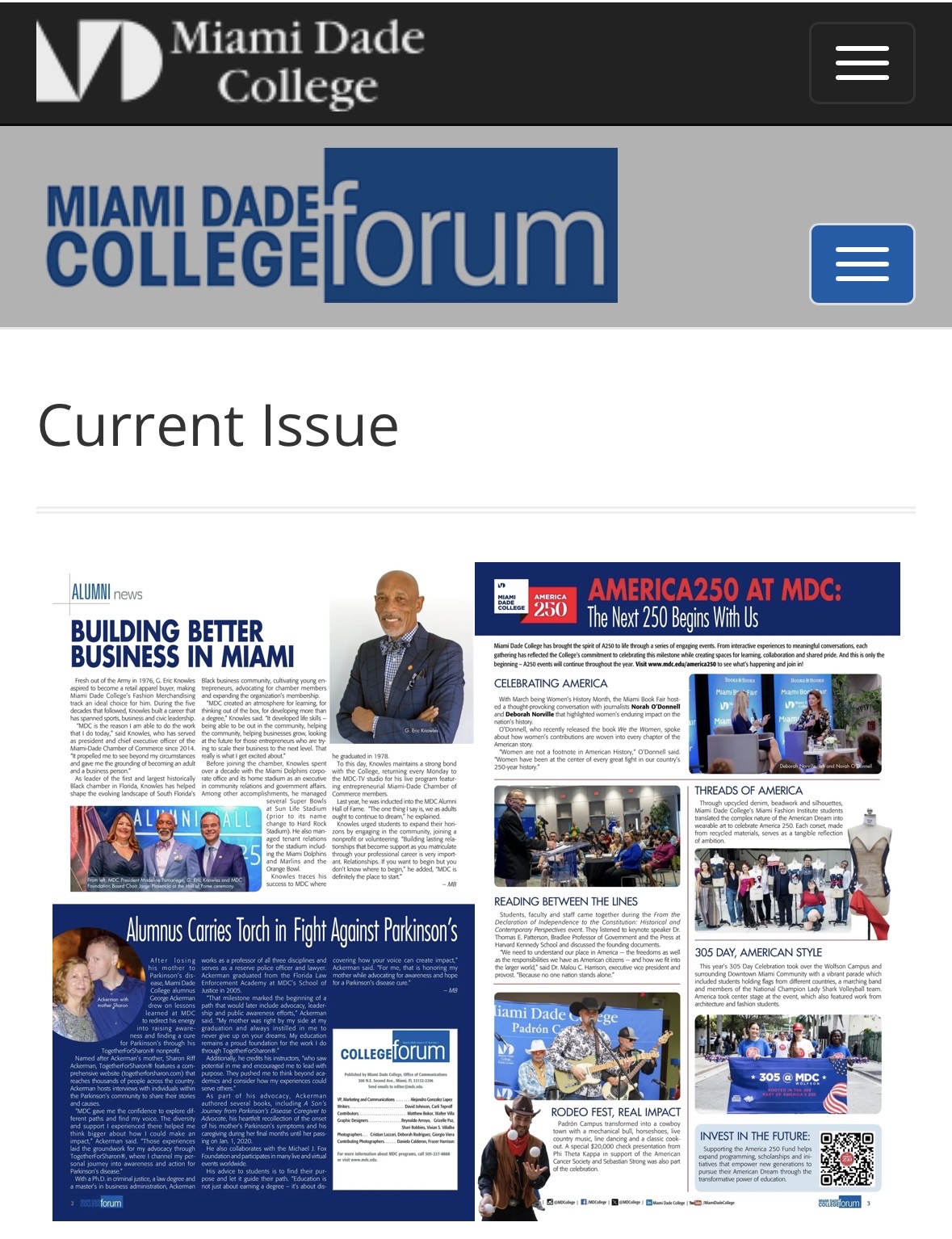 Thank you to Miami Dade College